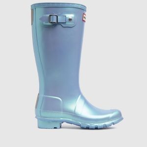 Girl’s Hunter Blue Nebula Boots